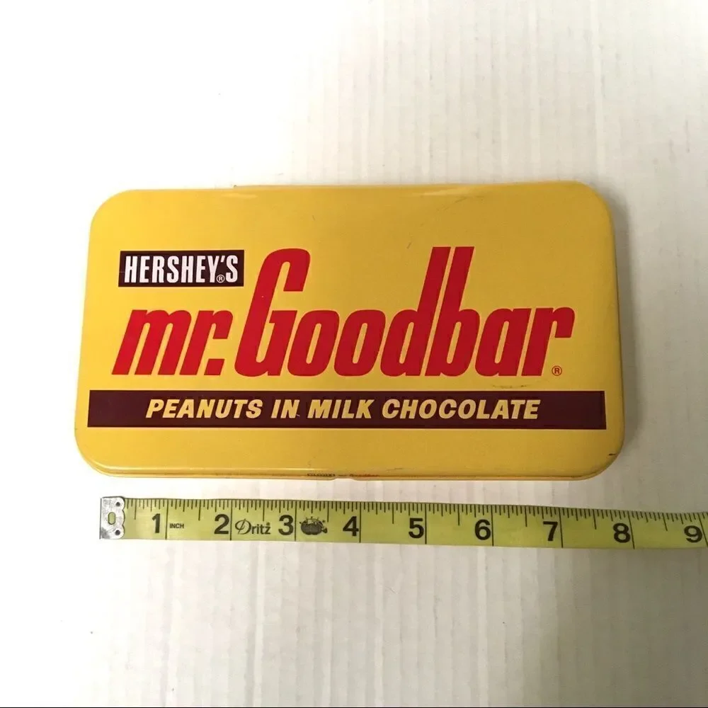 Vintage Hershey’s Mr. Goodbar antique tin box‎